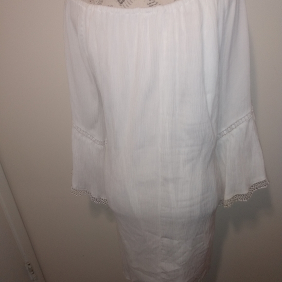 Plus Size Just Found Designer Stretch Dress with Bell Sleeves - Picture 5 of 10